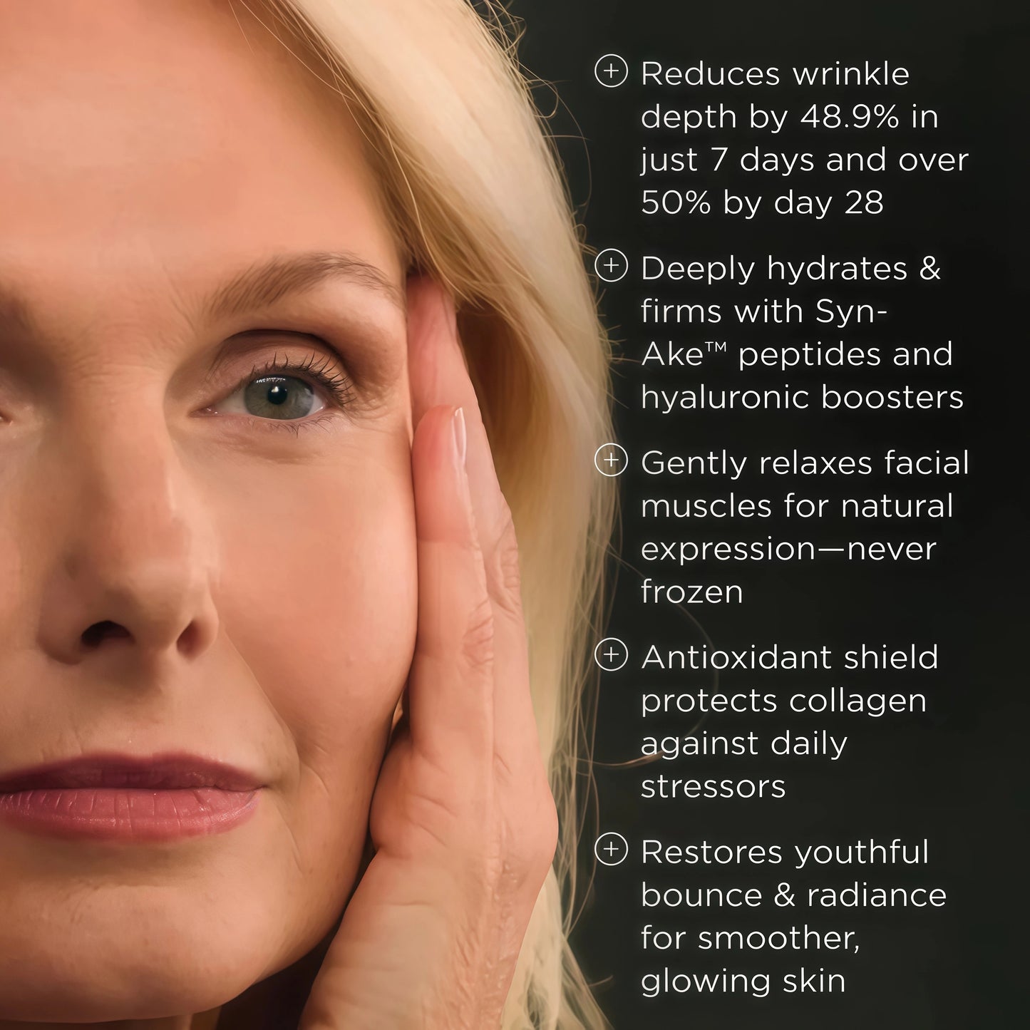 Noor Wonder Lift Cream for Women, Natural Anti-Aging Wrinkle teatment with Syn-Ake natural blend Promotes Anti Aging and Significantly Less Wrinkles In As Little As A Few Days