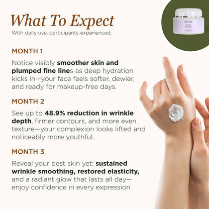 Noor Wonder Lift Cream for Women, Natural Anti-Aging Wrinkle teatment with Syn-Ake natural blend Promotes Anti Aging and Significantly Less Wrinkles In As Little As A Few Days